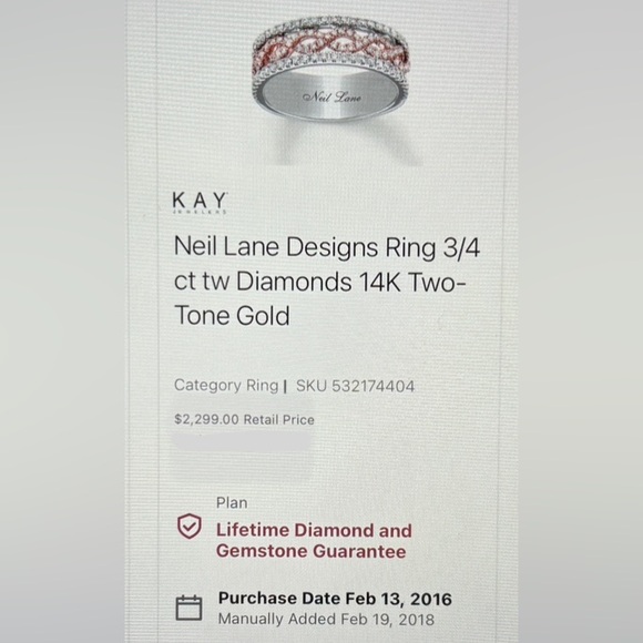 Neil Lane designs two-toned gold ring from Kay Jewelers - Picture 4 of 5